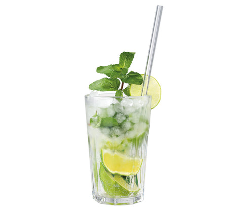 Cilio Glass Straws Curved 4 pcs.