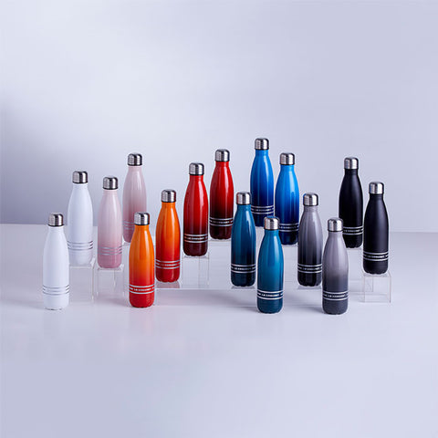 Le Creuset Stainless Steel Hydration Water Bottle 0.5L White