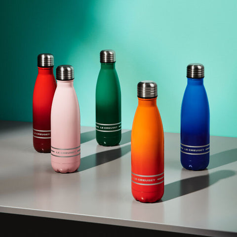 Le Creuset Stainless Steel Hydration Water Bottle 0.5L Cerise