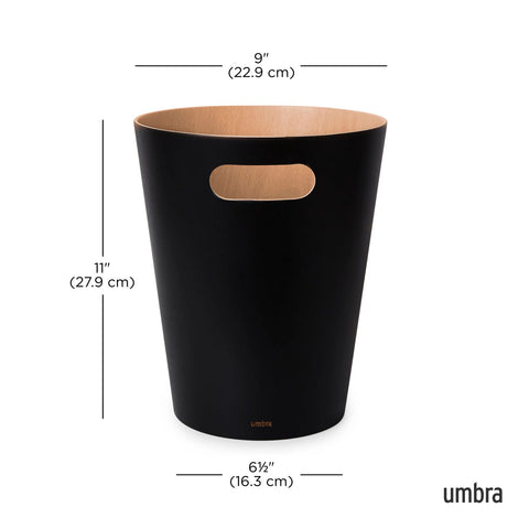 Umbra Woodrow Waste Bin 7.5 L