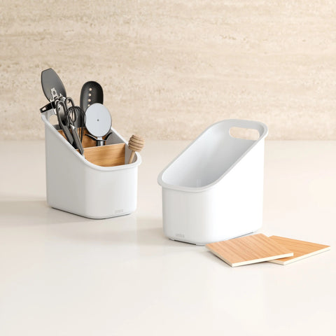 Umbra Bellwood Utensil Holder White-Natural
