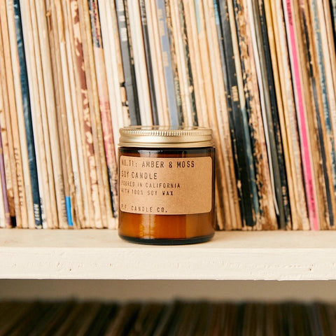 P.F. Candle Co. Amber & Moss - Mini Candle