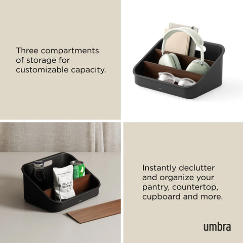 Umbra Bellwood Packet Organizer Black-Walnut
