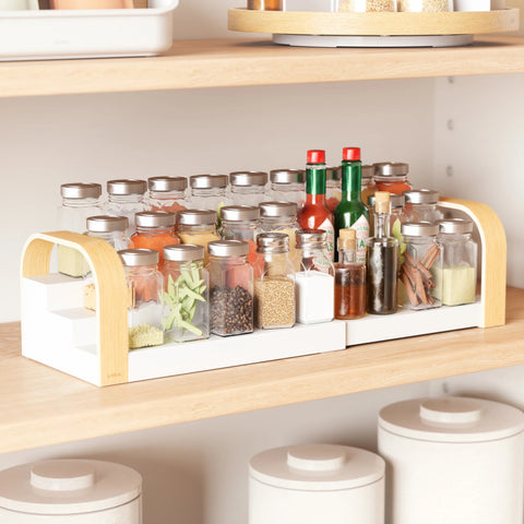 Umbra Bellwood 3-Tier Spice Shelf White-Natural
