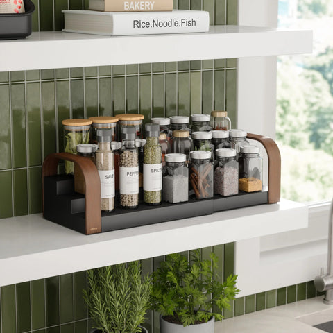 Umbra Bellwood 3-Tier Spice Shelf Black-Walnut