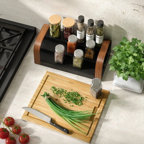 Umbra Bellwood 3-Tier Spice Shelf Black-Walnut