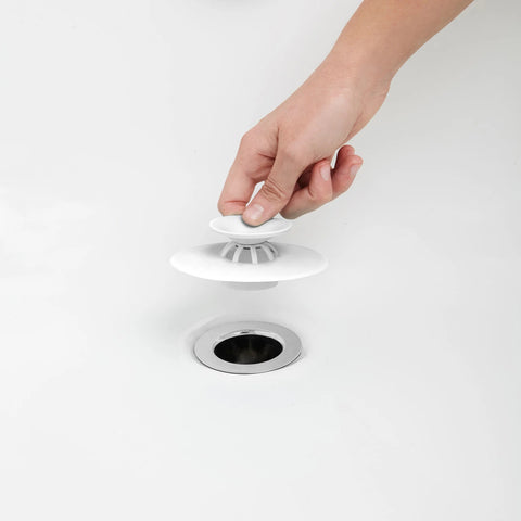 Umbra Flex Drain Plug & Hair Catcher White