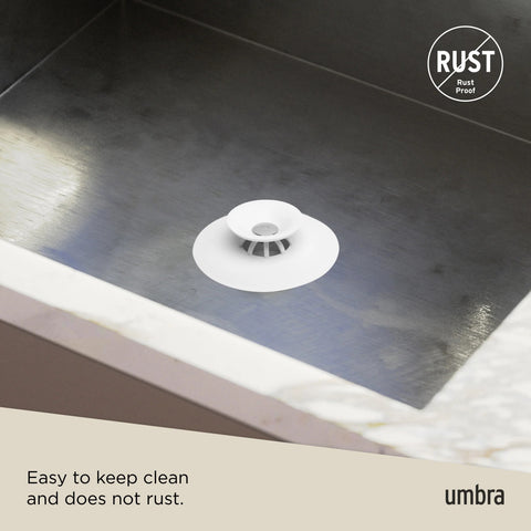 Umbra Flex Drain Plug & Hair Catcher White