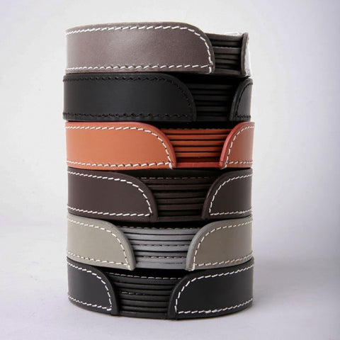 Ørskov Round Leather Coasters