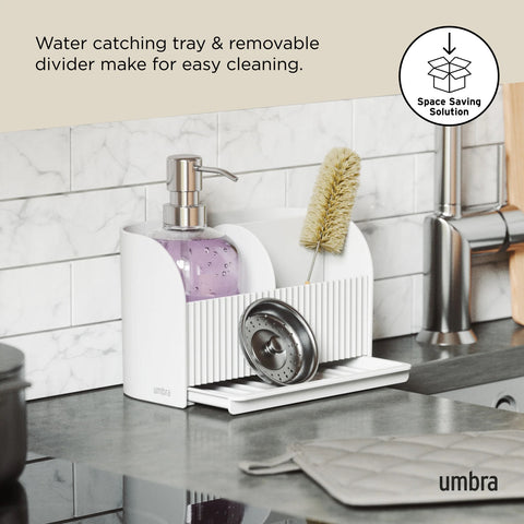 Umbra Sling Sink Caddy with Soap Pump