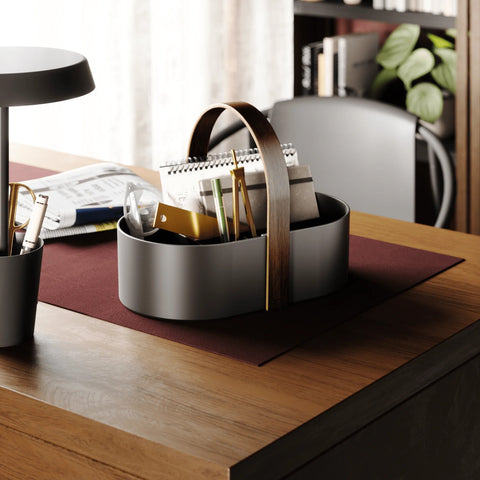 Umbra Bellwood Storage Caddy Black-Walnut