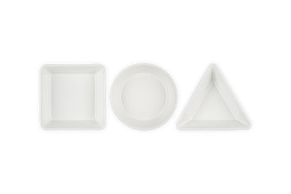 Le Creuset Set of 3 Tapas Dishes Meringue