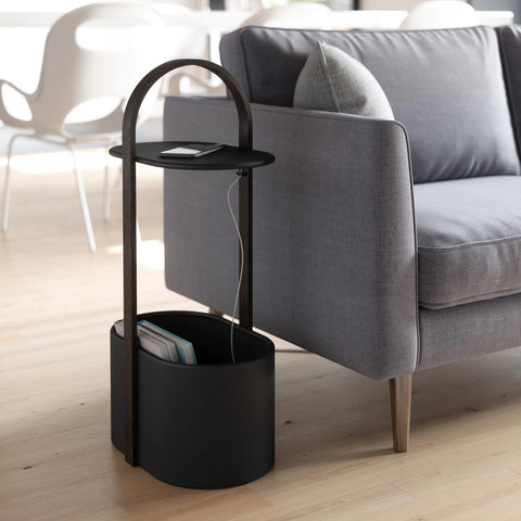 Umbra Bellwood Storage Table Black-Walnut