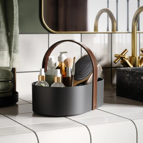 Umbra Bellwood Storage Caddy Black-Walnut