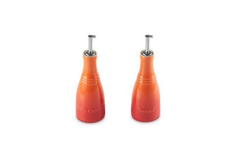 Le Creuset Stoneware Vinegar & Oil Bottles 240 ml Volcanic