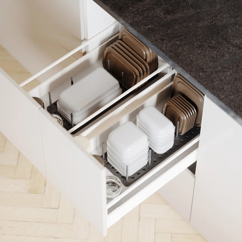 Umbra Peggy Drawer Organizers, Set of 2 Charcoal