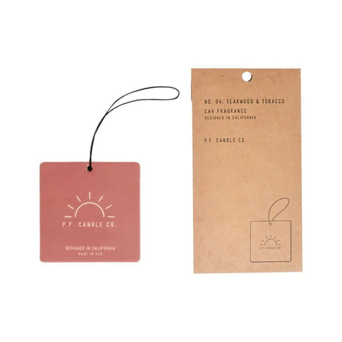 P.F. Candle Co. Teakwood & Tobacco - Car Fragrance