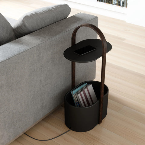 Umbra Bellwood Storage Table Black-Walnut