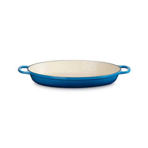 Le Creuset Cast Iron Oval Baker 24 cm, 0.9 L Blue
