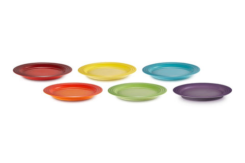 Le Creuset Set of 6 Plates 17 cm