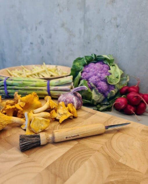 Iris Hantverk Handmade Mushroom Knife – Birch & Horsehair