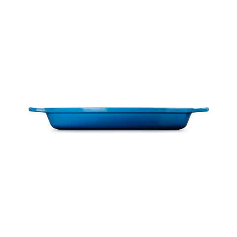 Le Creuset Cast Iron Oval Baker 24 cm, 0.9 L Blue
