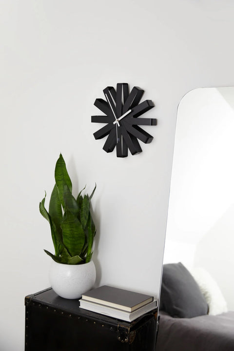 Umbra Ribbon Wall Clock Black