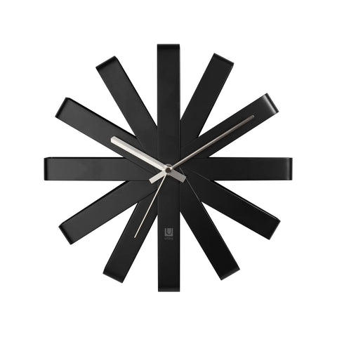Umbra Ribbon Wall Clock Black
