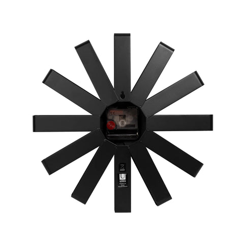 Umbra Ribbon Wall Clock Black