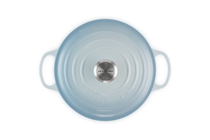 Le Creuset Cast Iron Casserole 24cm / 4.2 L Coastal Blue