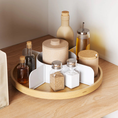 Umbra Bellwood Lazy Susan White-Natural