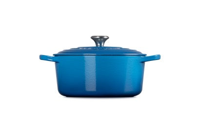 Le Creuset Cast Iron Casserole 22 cm, 3.3 L Blue