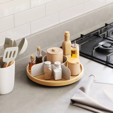 Umbra Bellwood Lazy Susan White-Natural