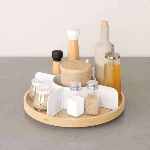 Umbra Bellwood Lazy Susan White-Natural