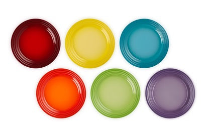 Le Creuset Set of 6 Plates 17 cm