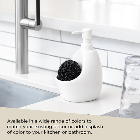 Umbra Joey Soap Pump & Scrubby White