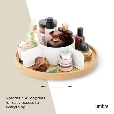 Umbra Bellwood Lazy Susan White-Natural