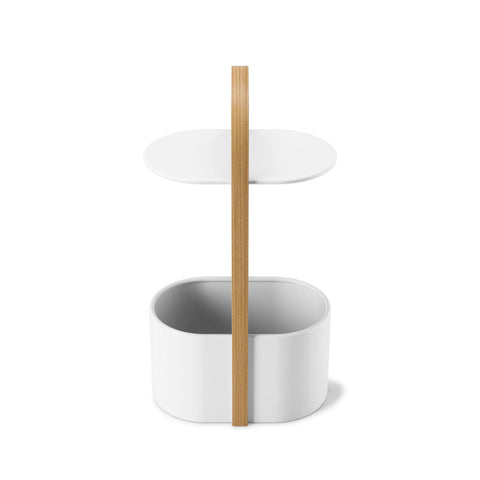 Umbra Bellwood Storage Table White-Natural