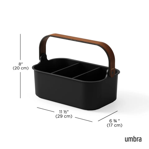 Umbra Bellwood Storage Bin Black-Walnut