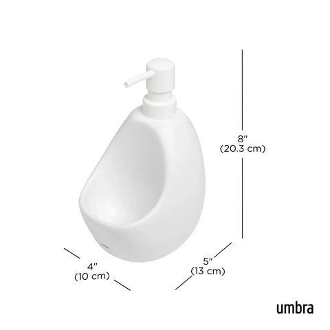 Umbra Joey Soap Pump & Scrubby White