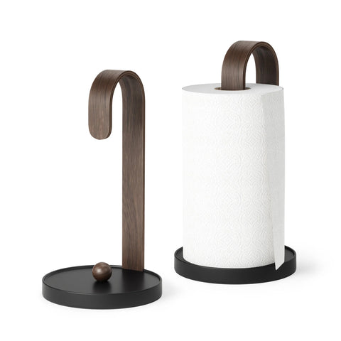 Umbra Bellwood Paper Towel Holder Black/Walnut