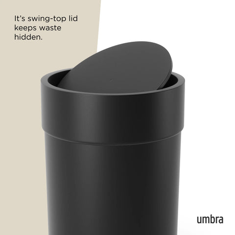 Umbra Touch Trash Can Black