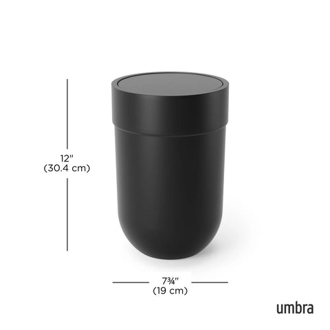 Umbra Touch Trash Can Black