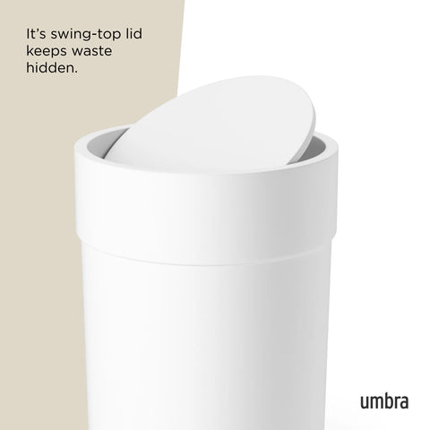 Umbra Touch Trash Can White