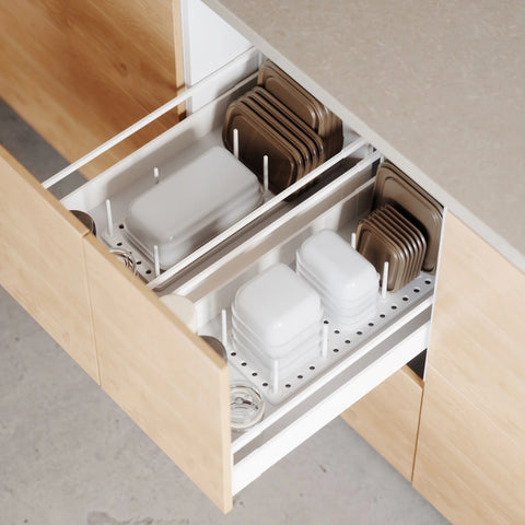Umbra Peggy Drawer Organizers, Set of 2 White
