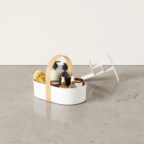 Umbra Bellwood Storage Caddy White-Natural
