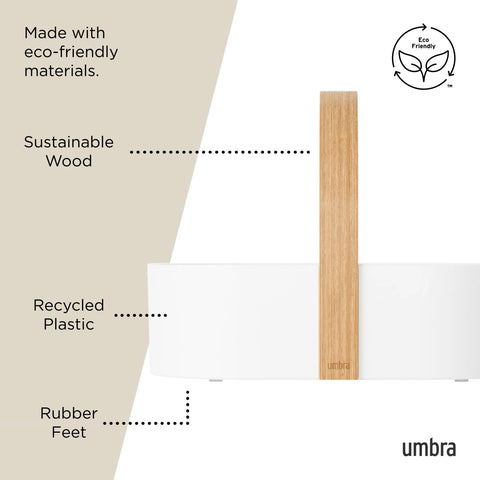 Umbra Bellwood Storage Caddy White-Natural