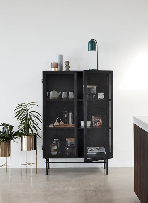 Hübsch Edge Cabinet Double Black