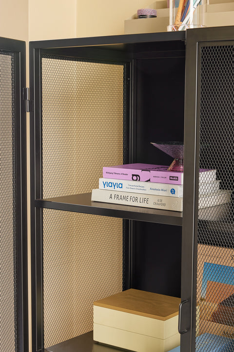 Hübsch Edge Cabinet Double Black