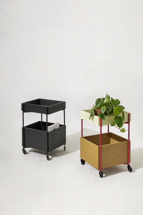 Hübsch Fresh Trolley Black